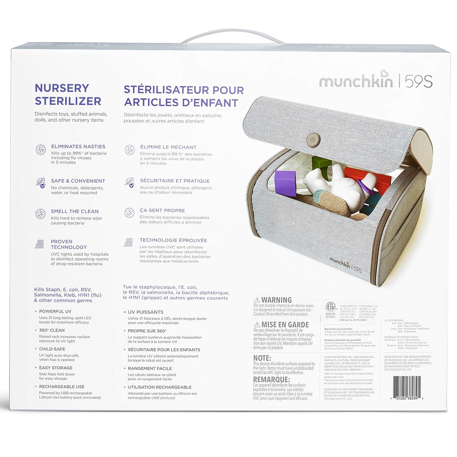 imageMunchkin 59S UV Cleaning Bag Grey