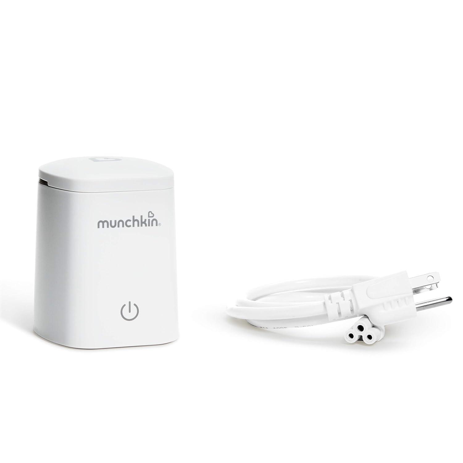 imageMunchkin 98 Digital Bottle Warmer Plugin with Four Adapters  Fits Most Baby Bottles White 1 Count Pack of 1Bottle Warmer