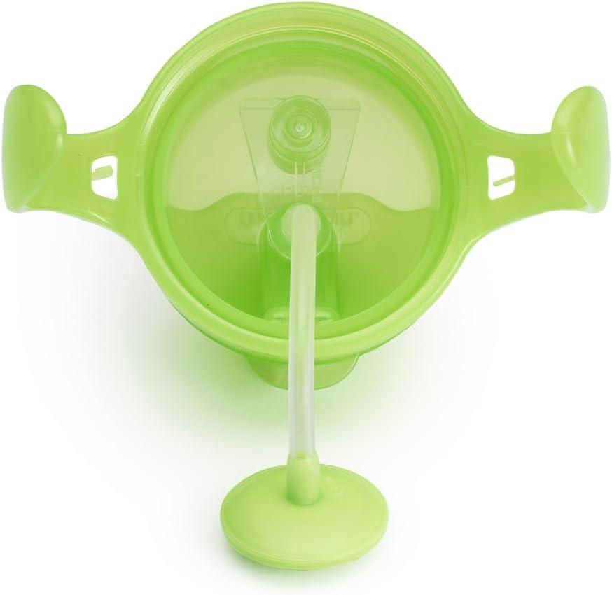 imageMunchkin Any Angle Sippy Cups for Toddlers Spill Proof Weighted Straw Cup with Transition Handles for Babies 6 Months and Up 7 Ounce 2 Pack BlueGreen