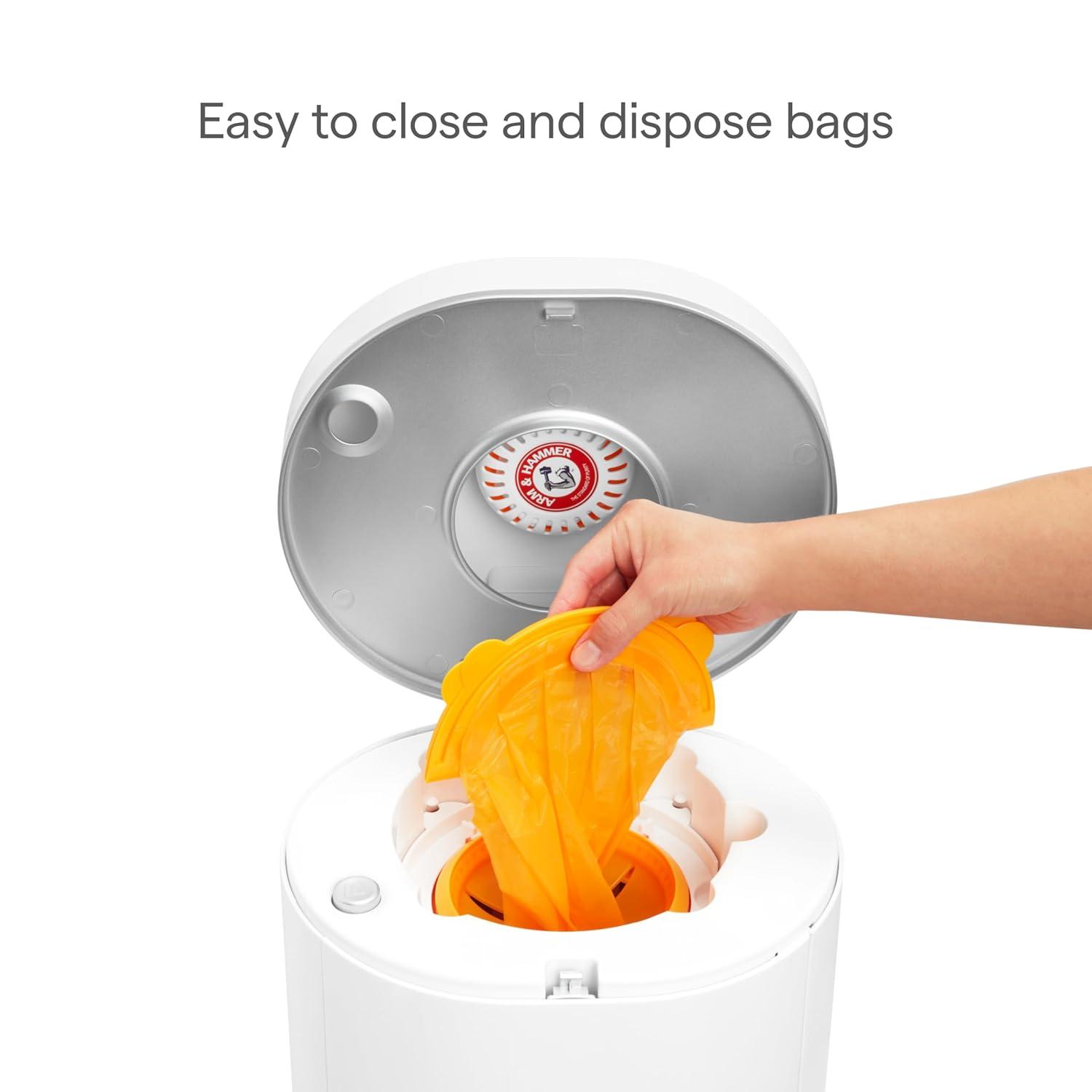 imageMunchkin Arm ampamp Hammer Diaper Pail Snap Seal ampamp Toss Refill Bags Holds up to 600 Newborn Diapers 20 Pack20 Pack