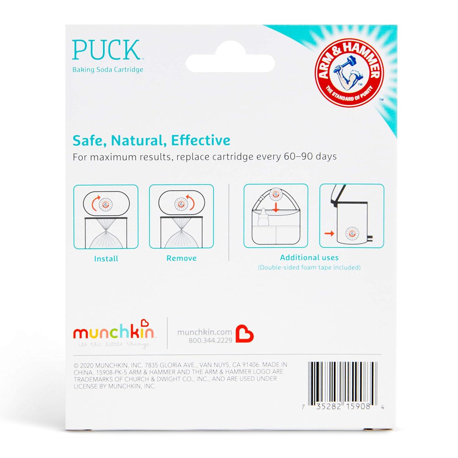 imageMunchkin Arm ampamp Hammer Puck Baking Soda Cartridge Lavender Scent 3 Count1 Count Pack of 1