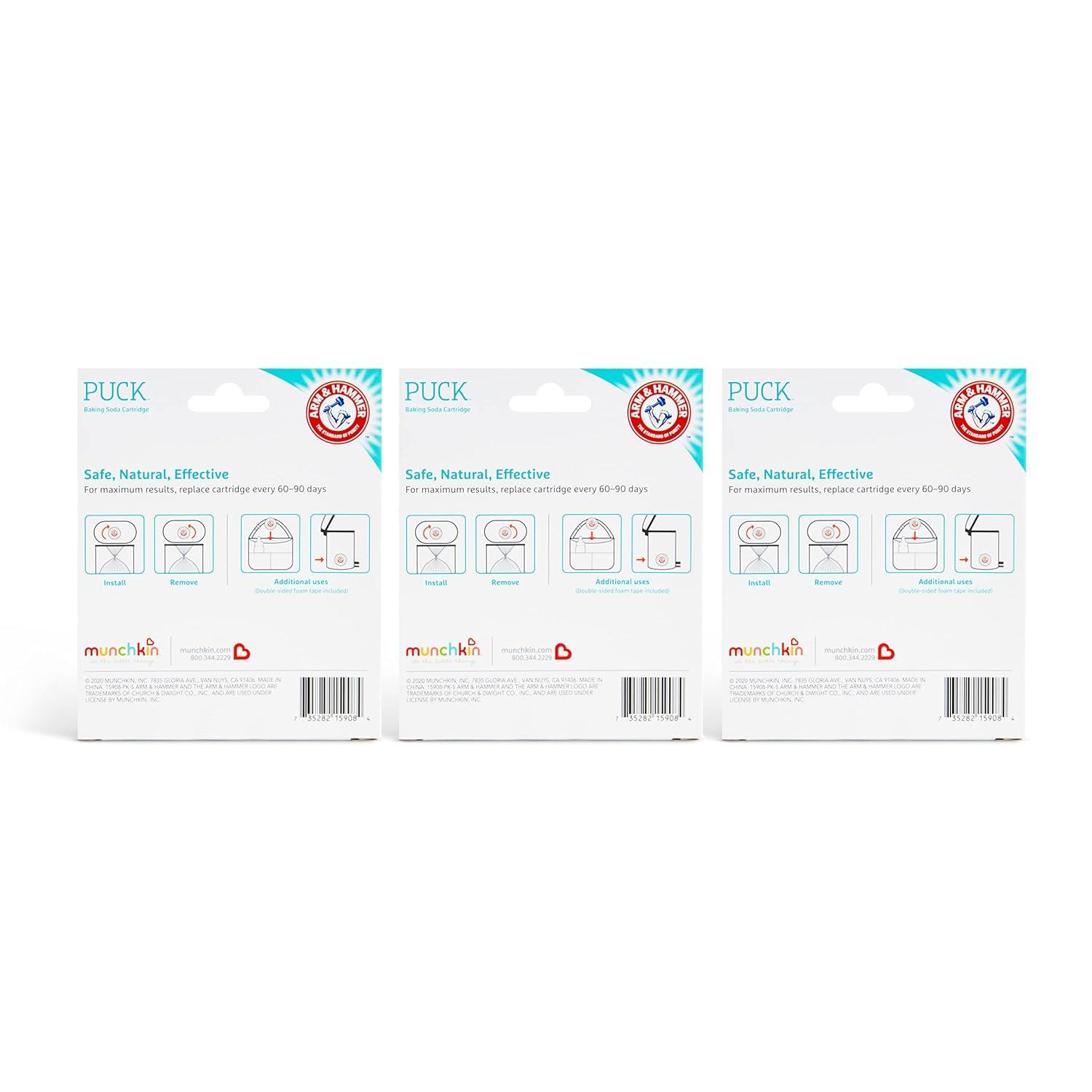 imageMunchkin Arm ampamp Hammer Puck Baking Soda Cartridge Lavender Scent 3 Count1 Count Pack of 3