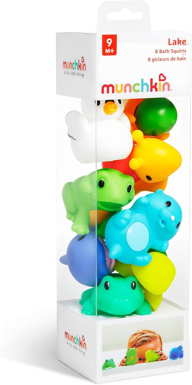 imageMunchkin Baby Bath Toy Squirts for Babies and Toddlers 9 Months and Up Ocean Sea Animals Squirters 8 PackLake