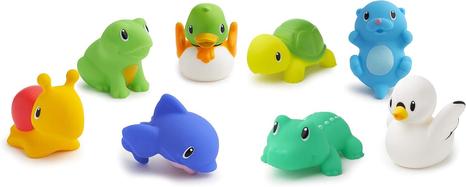 imageMunchkin Baby Bath Toy Squirts for Babies and Toddlers 9 Months and Up Ocean Sea Animals Squirters 8 PackLake