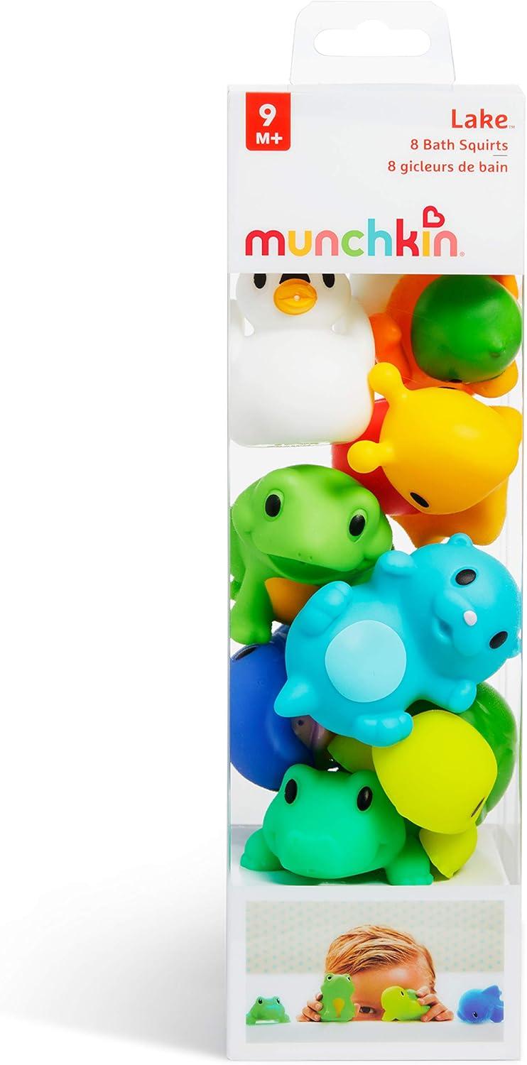 imageMunchkin Baby Bath Toy Squirts for Babies and Toddlers 9 Months and Up Ocean Sea Animals Squirters 8 PackLake