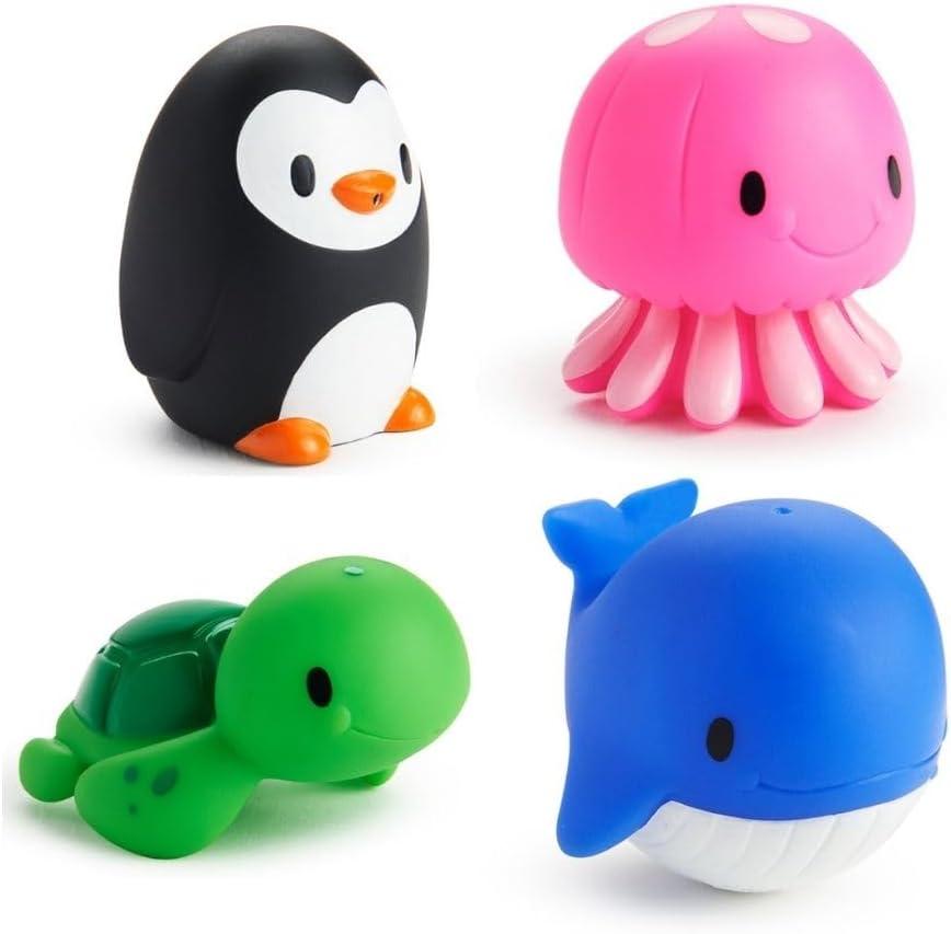 imageMunchkin Baby Bath Toy Squirts for Babies and Toddlers 9 Months and Up Ocean Sea Animals Squirters 8 PackOcean