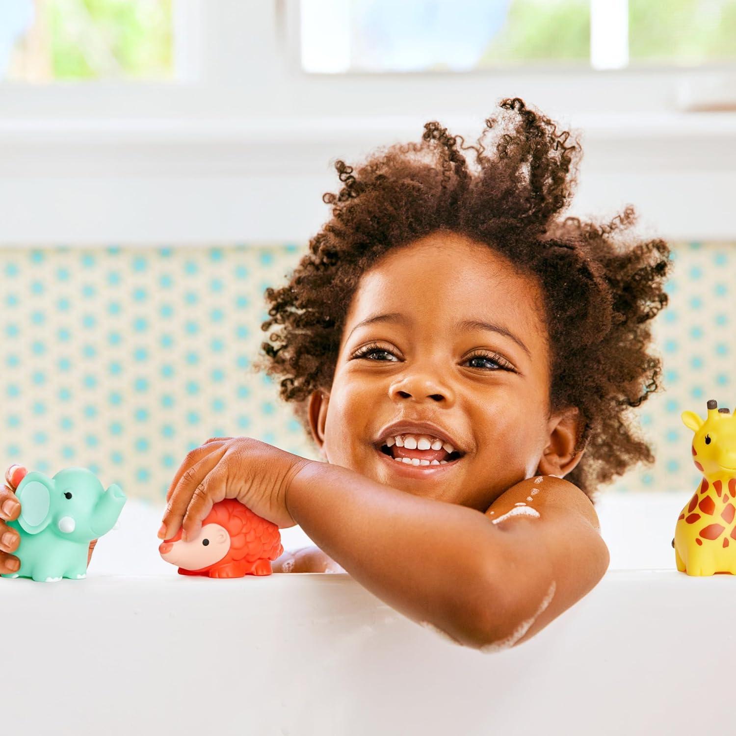 imageMunchkin Baby Bath Toy Squirts for Babies and Toddlers 9 Months and Up Wild Animal Squirters 8 Pack8 Piece Set