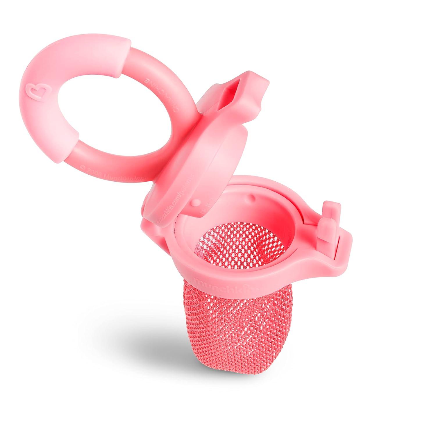 imageMunchkin Baby Feeder for Fresh Food and Fruit 2 Pack CoralPurpleCoralPurple