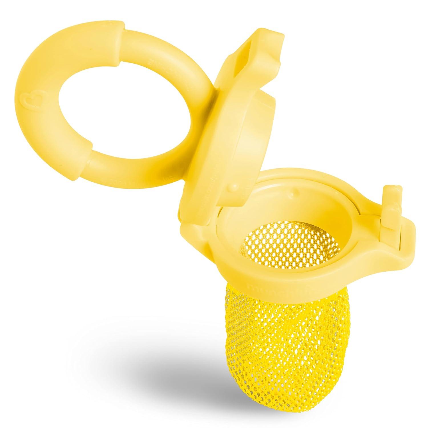 imageMunchkin Baby Feeder for Fresh Food and Fruit 2 Pack CoralPurpleCoralYellow