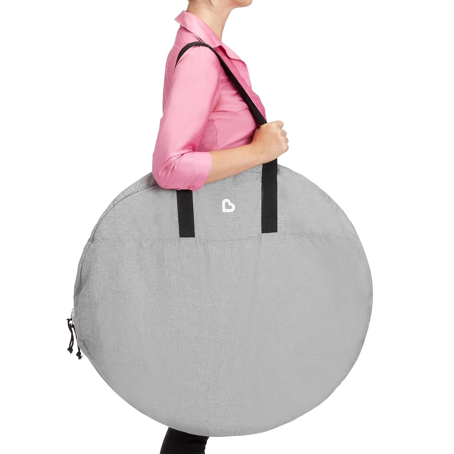 imageMunchkin Baby Swing Includes Bluetooth Enabled Baby Swing Premium UltraSoft Faux Fur Cover and Travel Carrying Case