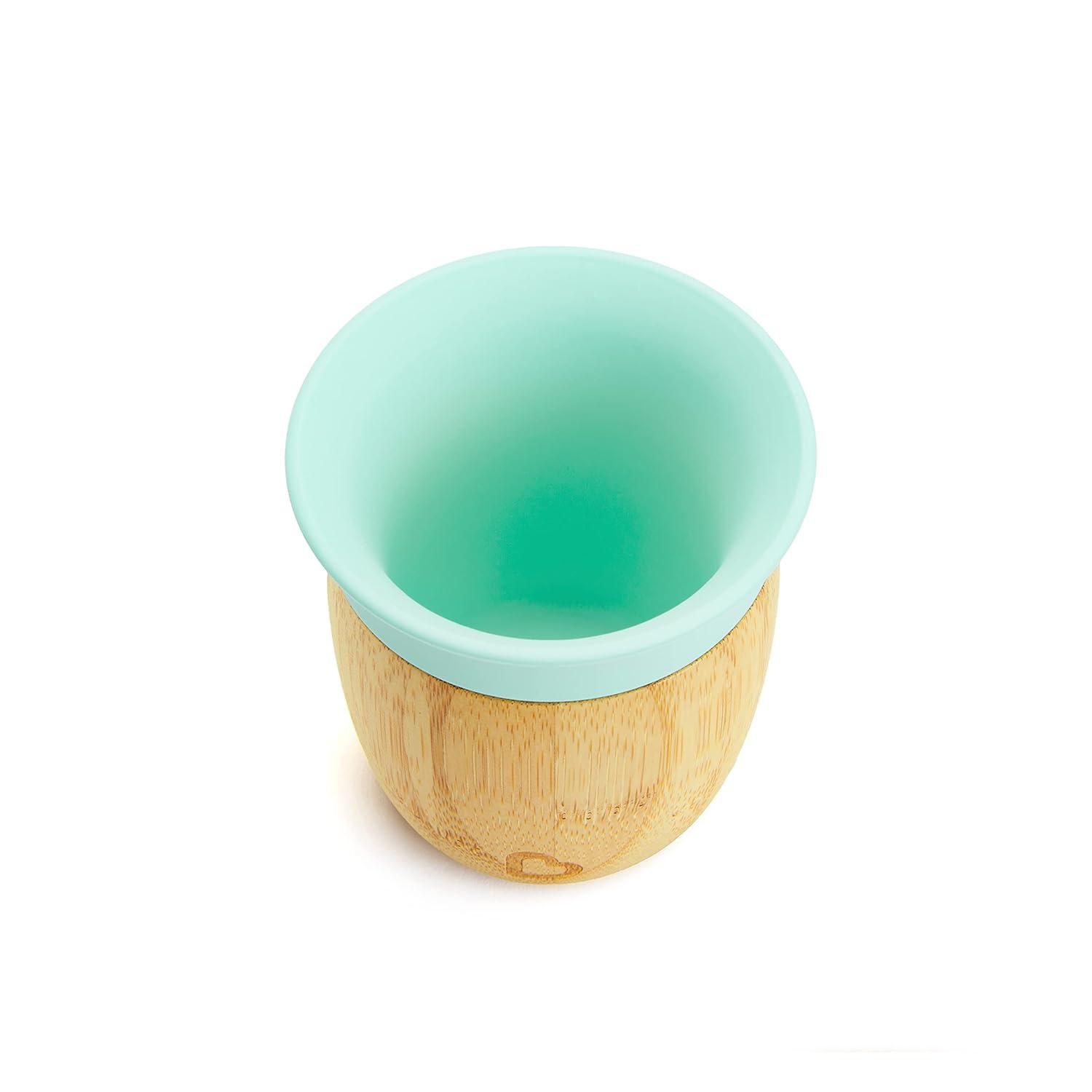 imageMunchkin Bambou 5oz Open Training Cup for Babies and Toddlers NonToxic Bamboo and FoodGrade Silicone51 Ounces