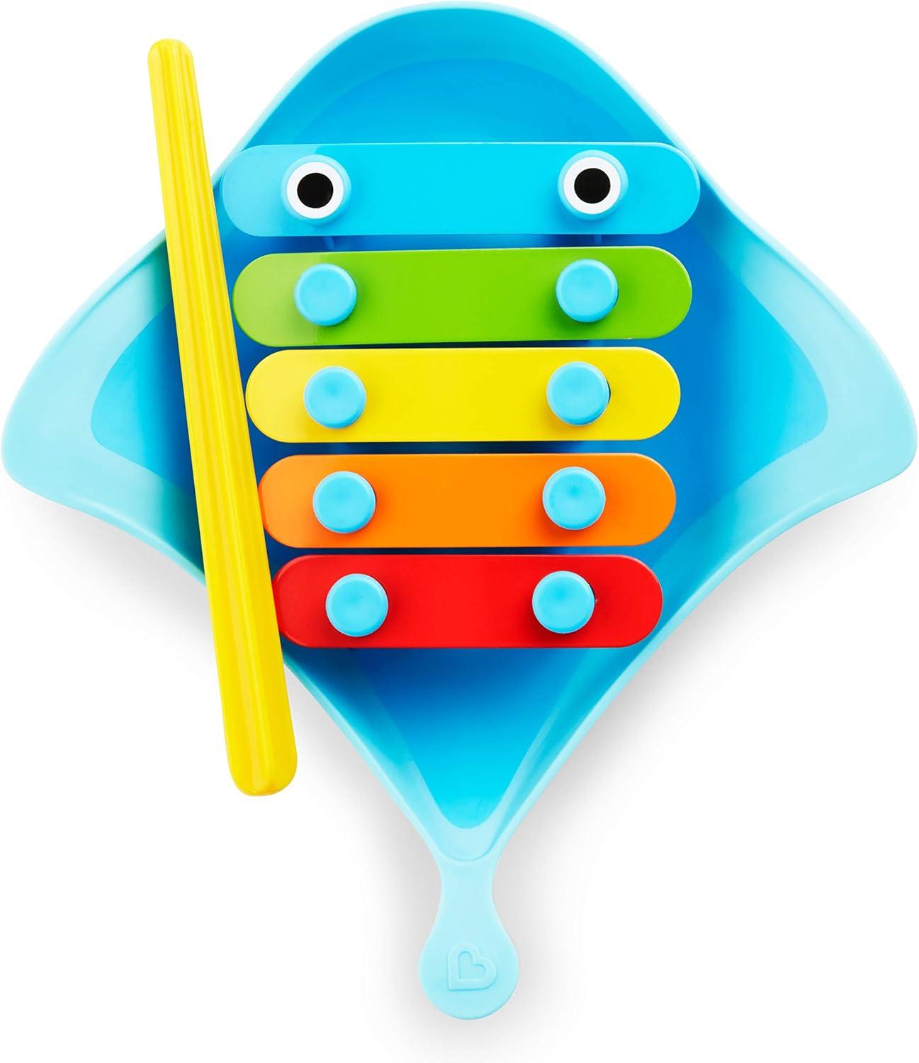 imageMunchkin Bath Beats Bath Toy Musical Set Includes Xylophone Bath Drum ampamp Shakers Fun for Babies Toddlers and Kids5 Piece Set