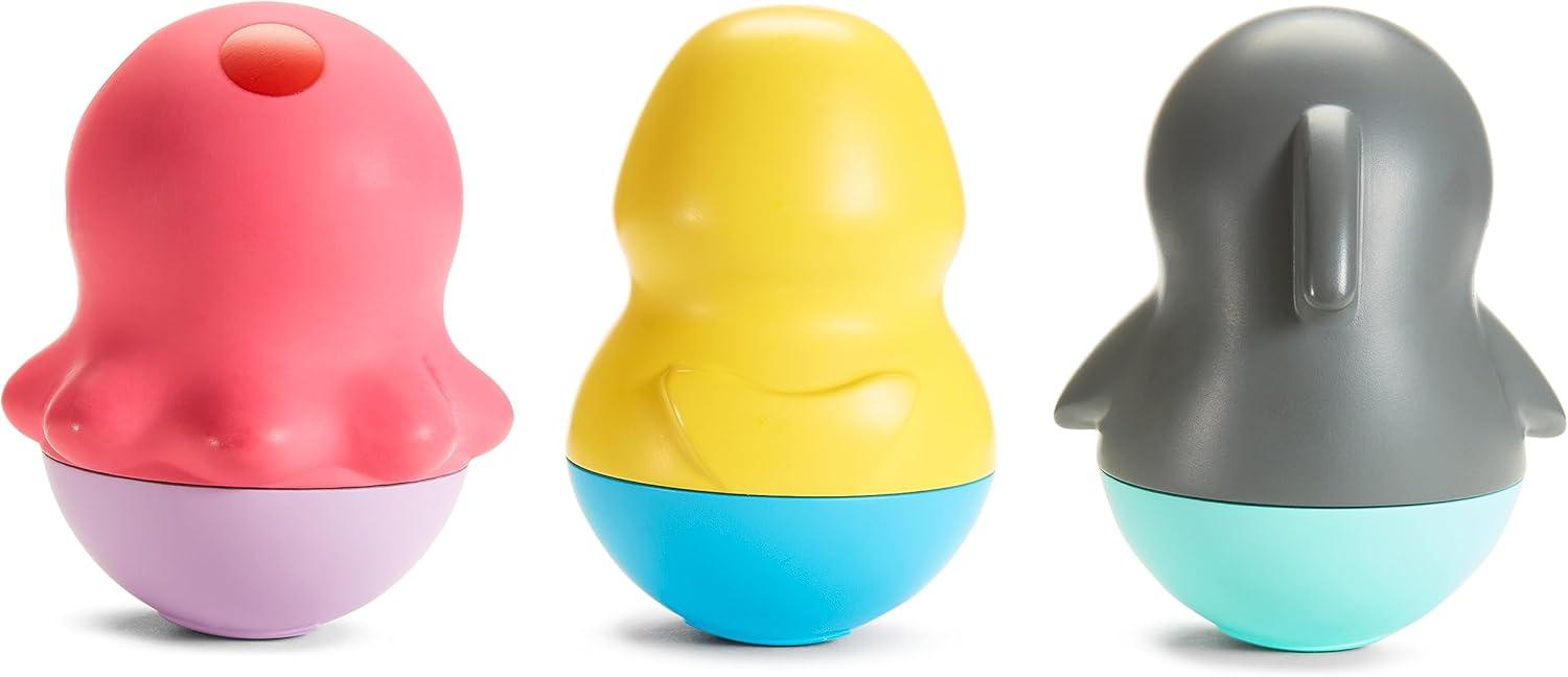 imageMunchkin Bath Bobbers Mold Free Baby and Toddler Bath Toy 6 Months Polar BearPenguin3 Pack