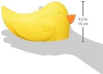 imageMunchkin Beak Bath Spout Cover Safety Guard with Builtin bubble bath dispenser Yellow1 Count Pack of 1