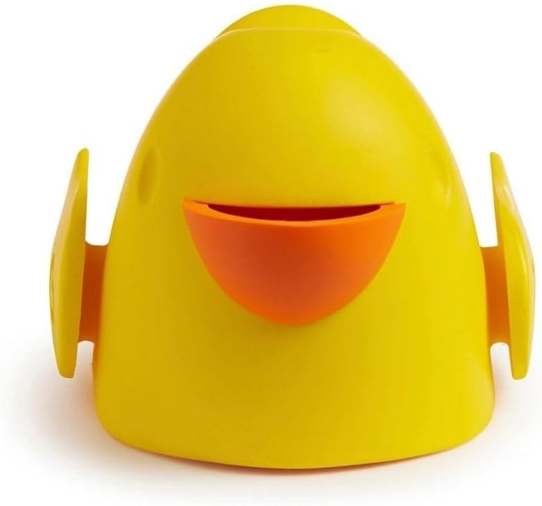 imageMunchkin Beak Bath Spout Cover Safety Guard with Builtin bubble bath dispenser Yellow1 Count Pack of 1