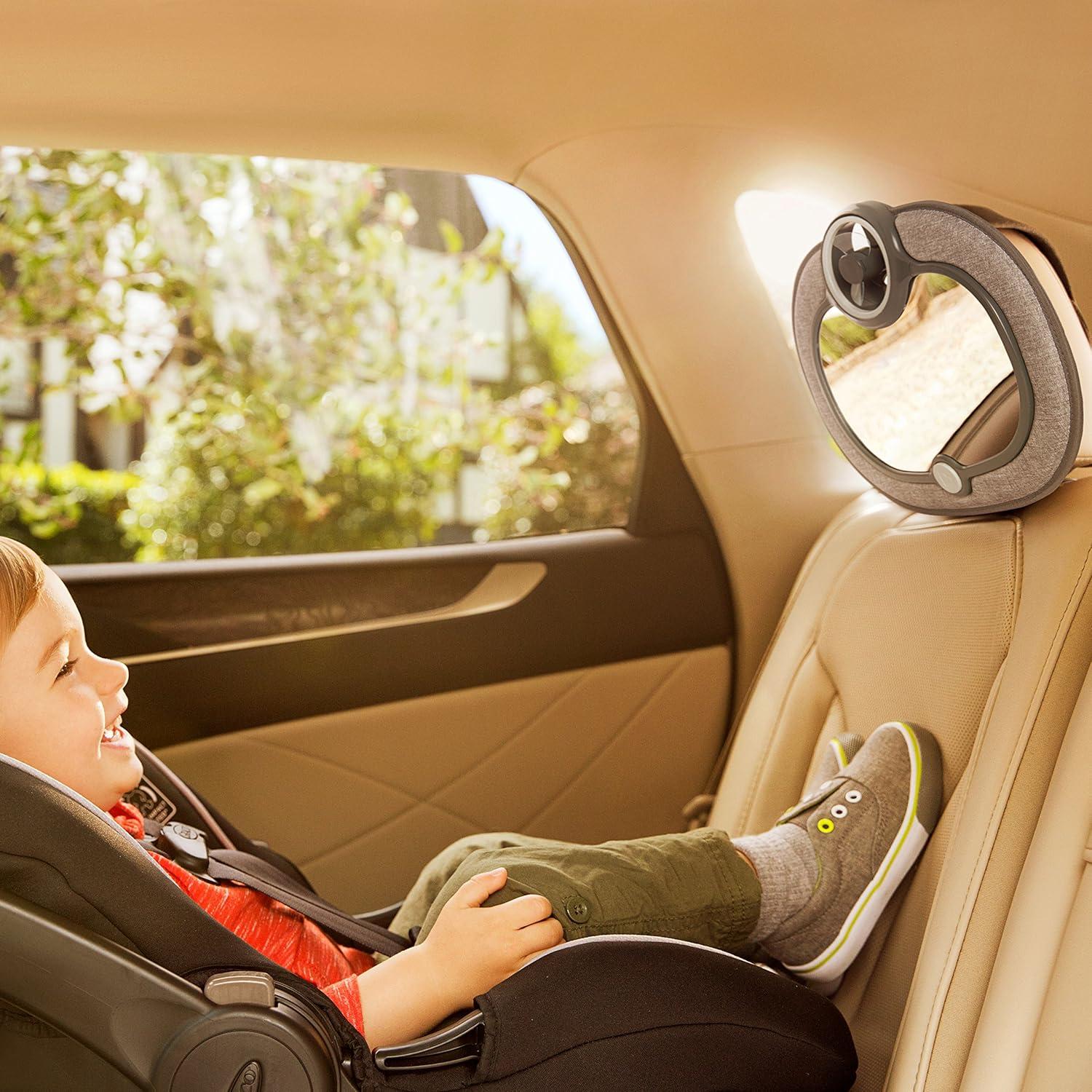 imageMunchkin Brica Breeze Baby inSight Fan Car Mirror Grey