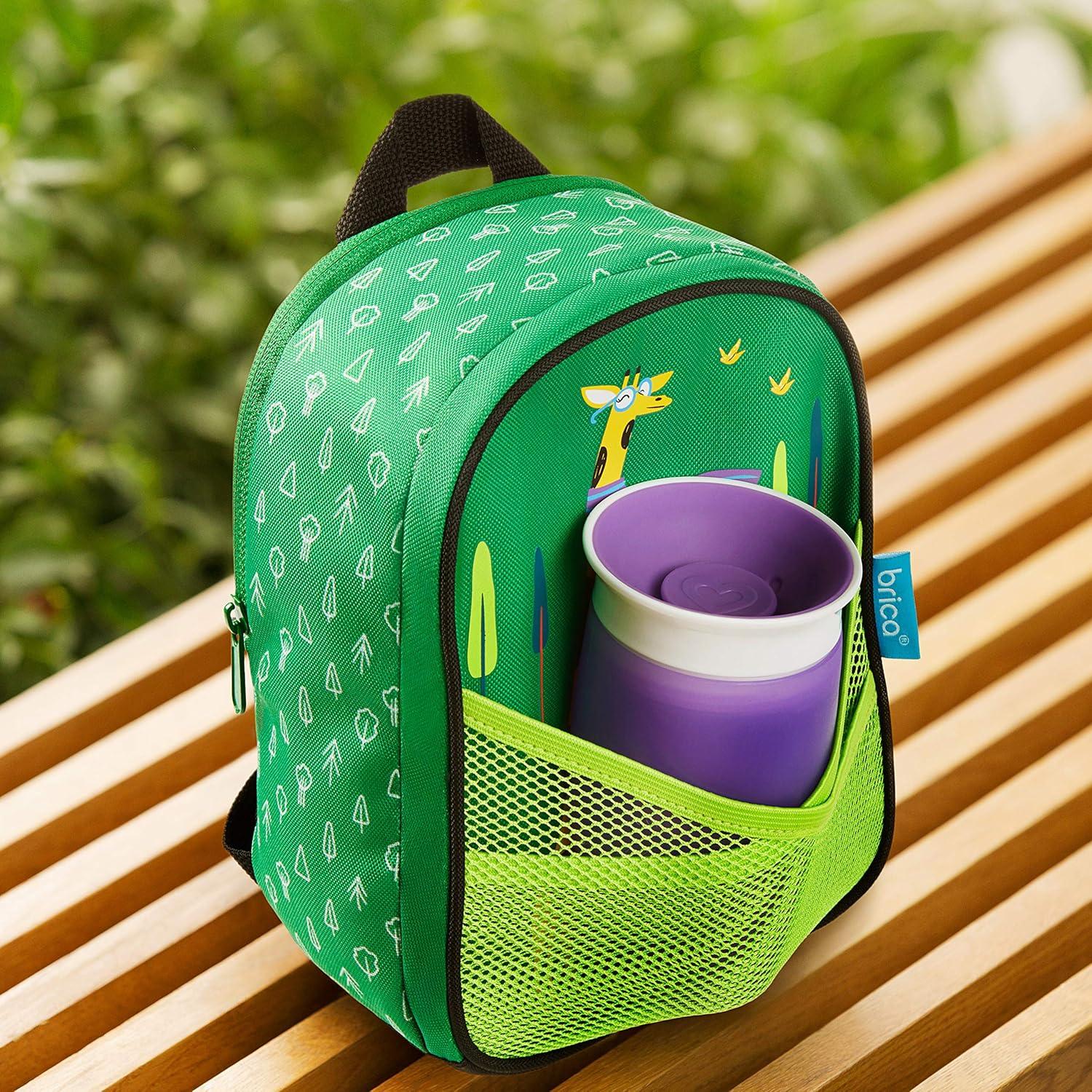 imageMunchkin Brica ByMySide Toddler Safety Harness Backpack with Leash Giraffe GreenGiraffe