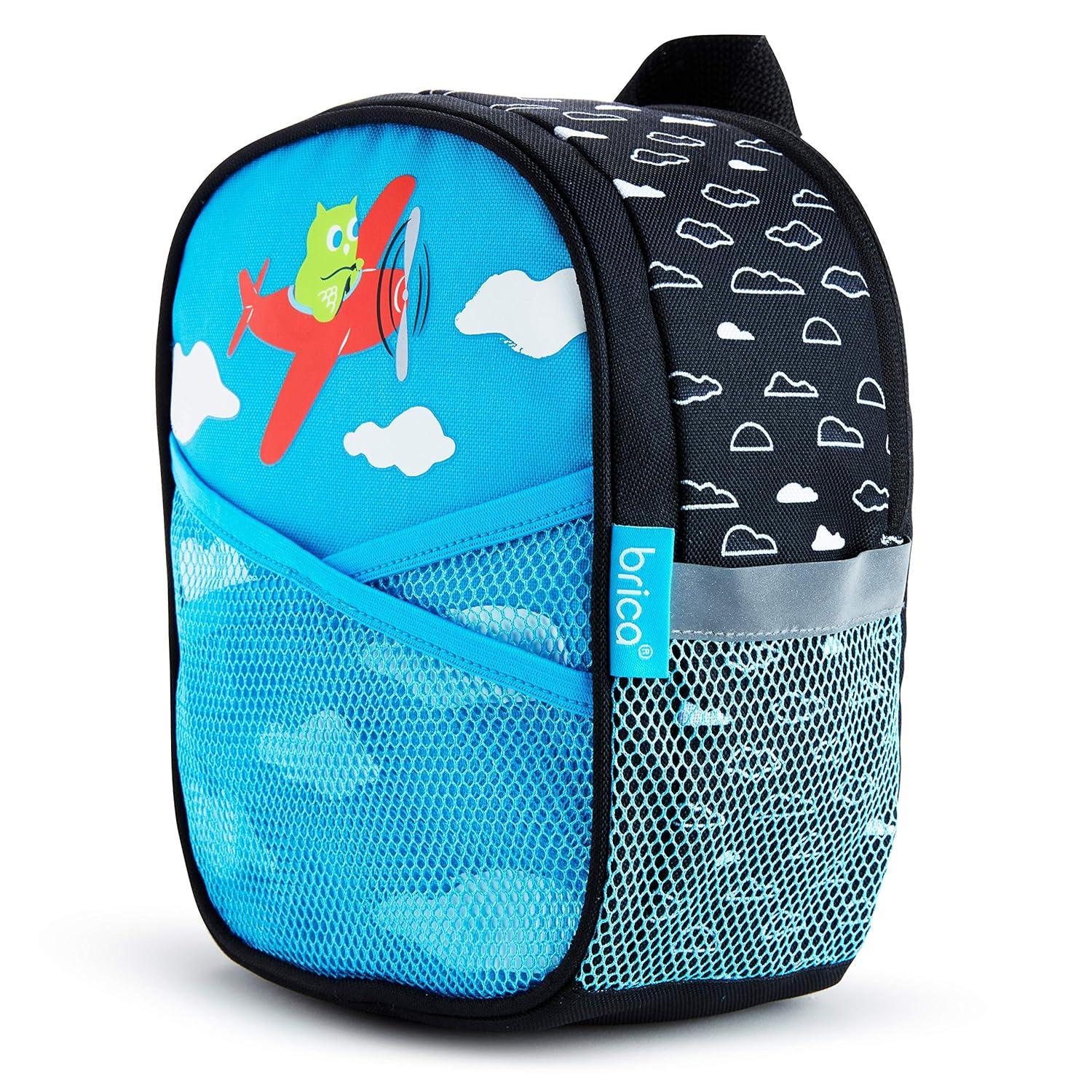 imageMunchkin Brica ByMySide Toddler Safety Harness Backpack with Leash Giraffe GreenOwl