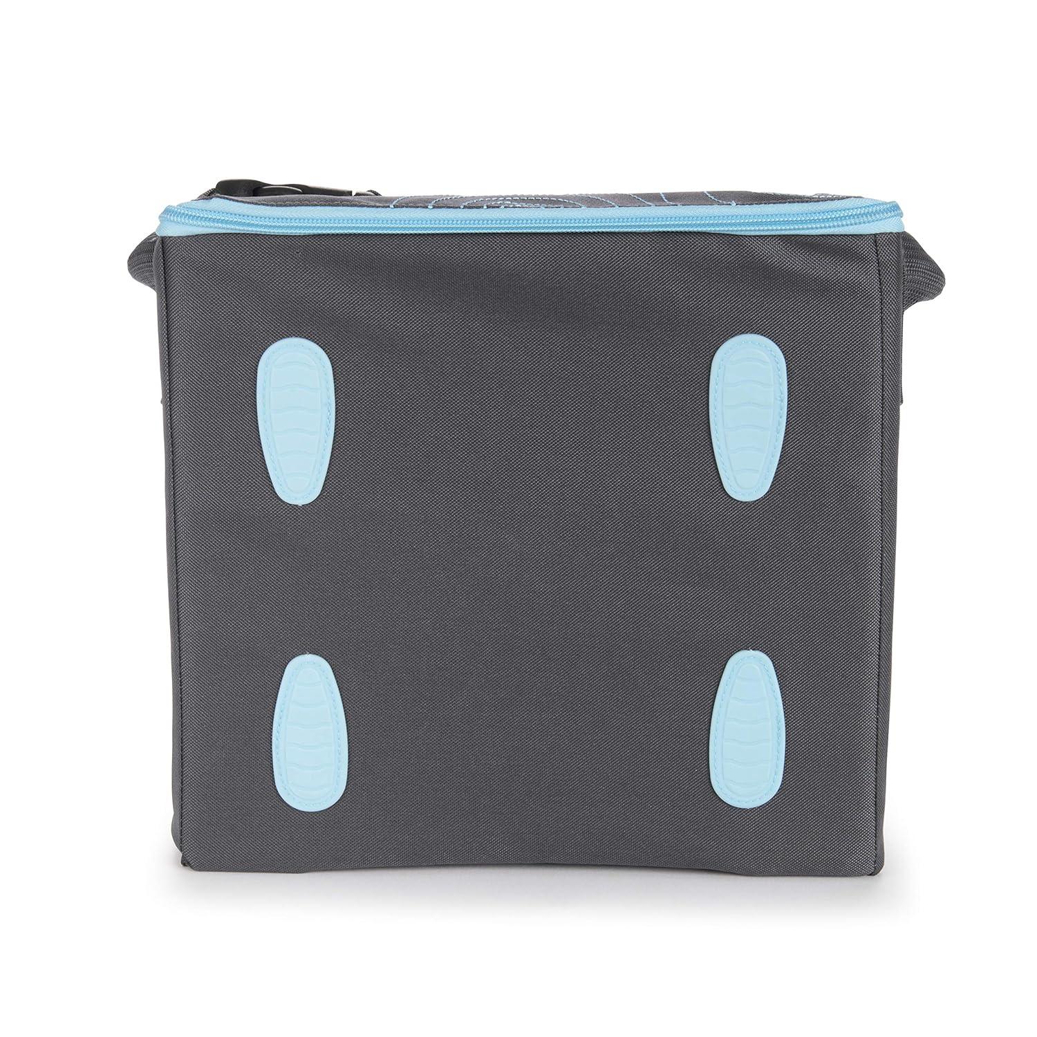 imageMunchkin Brica Go Boost Toddler Booster Seat for Dining Table Great for Travel BlueGreyBlue
