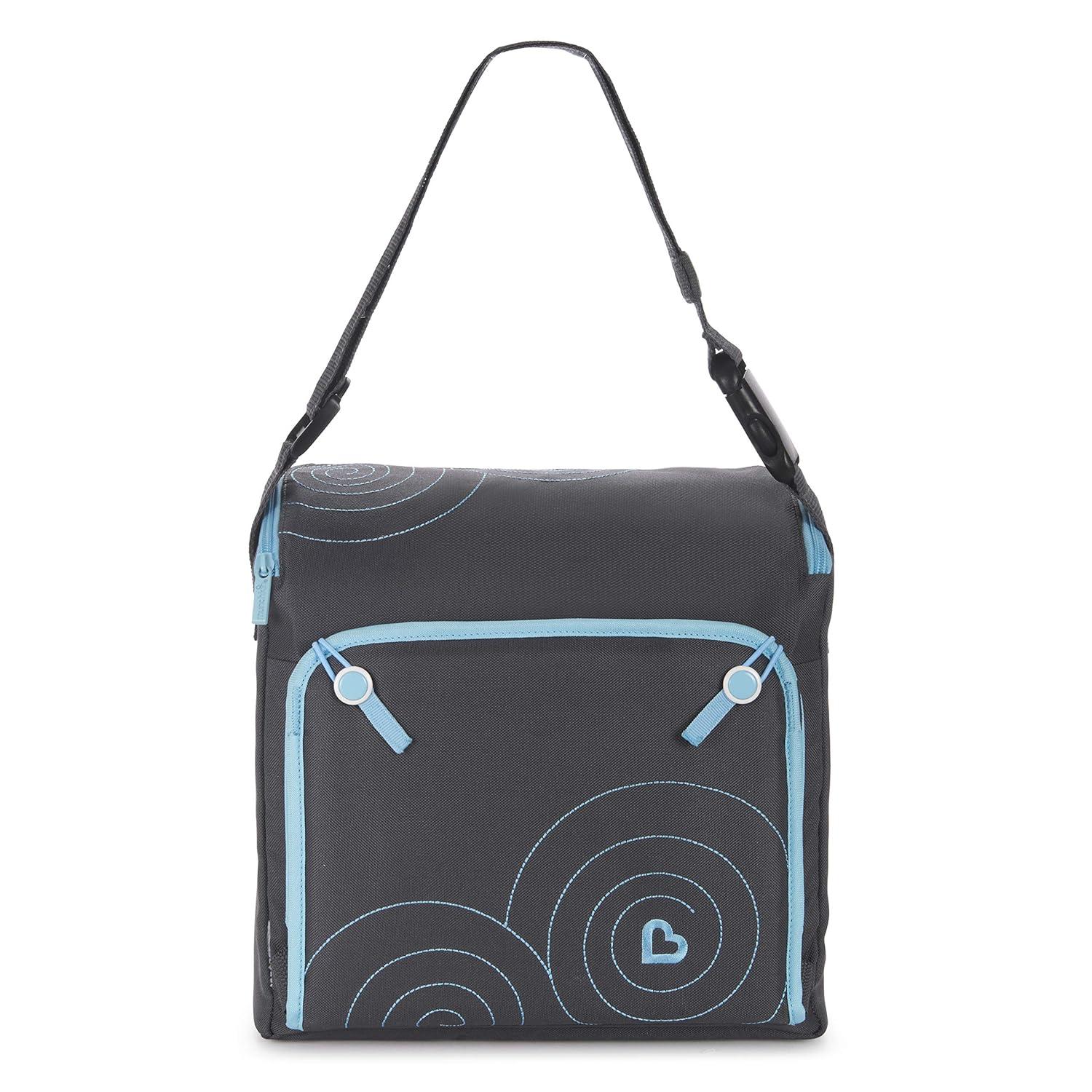 imageMunchkin Brica Go Boost Toddler Booster Seat for Dining Table Great for Travel BlueGreyBlue