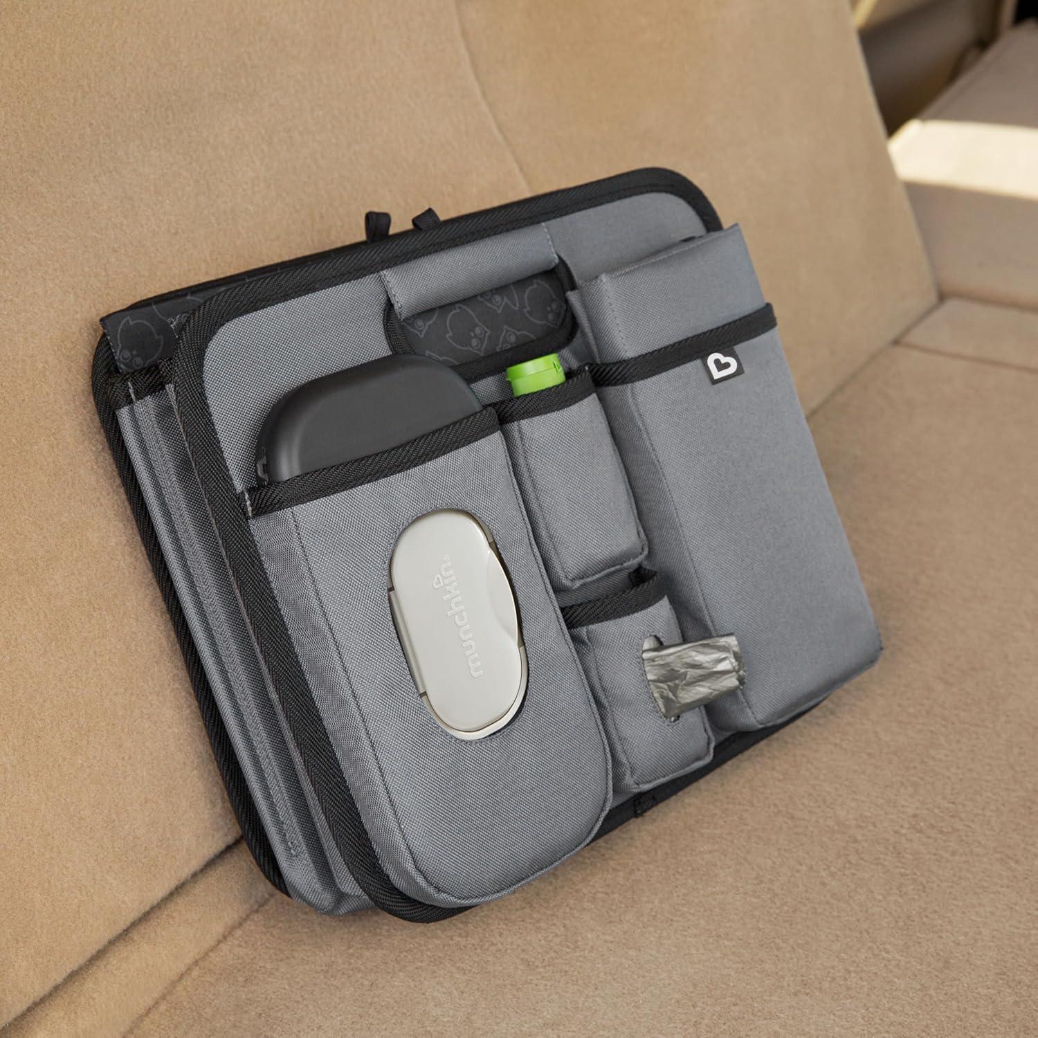 imageMunchkin Brica OutnAbout Trunk and Car Organizer with Diaper Changing Station Collapsible Grey