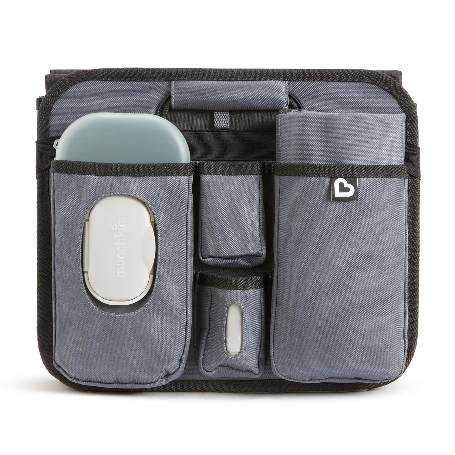 imageMunchkin Brica OutnAbout Trunk and Car Organizer with Diaper Changing Station Collapsible Grey