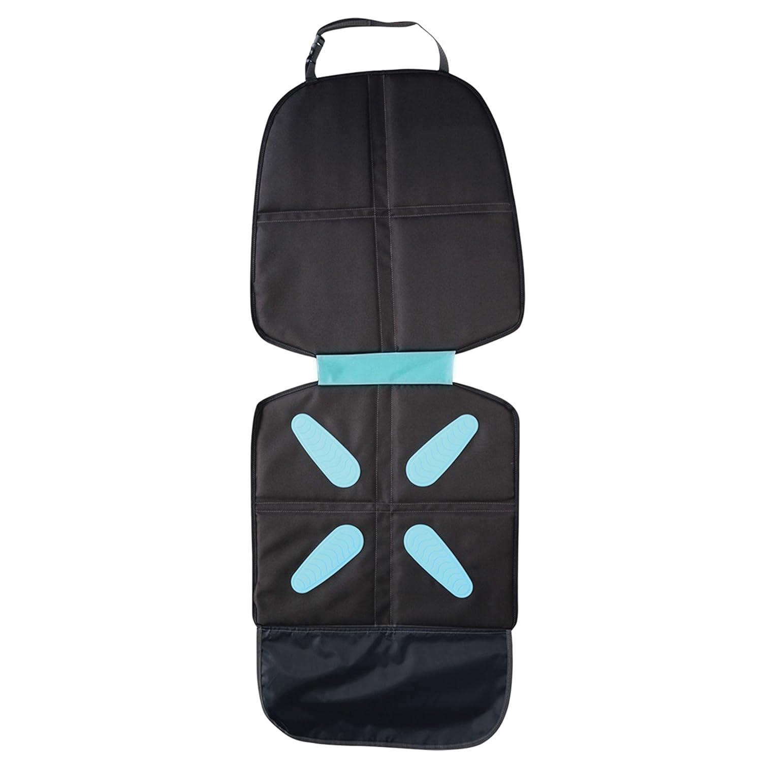 imageMunchkin Brica Seat Guardian Child Car Seat Protector Includes Storage Pocket BlackBrown