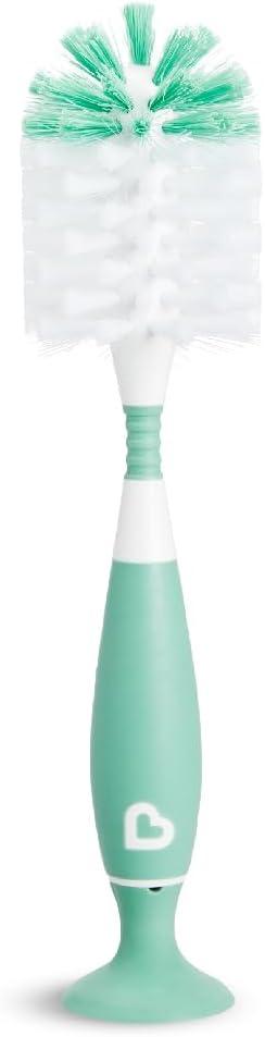 imageMunchkin Bristle Bottle Brush Grey 2 PackSage and White