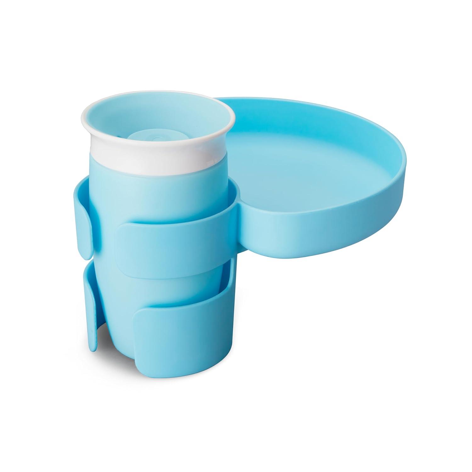 imageMunchkin Carseat Tray  Toddler Travel ampamp Road Trip Accessory for MessFree Snacking in The Car GreyBlue