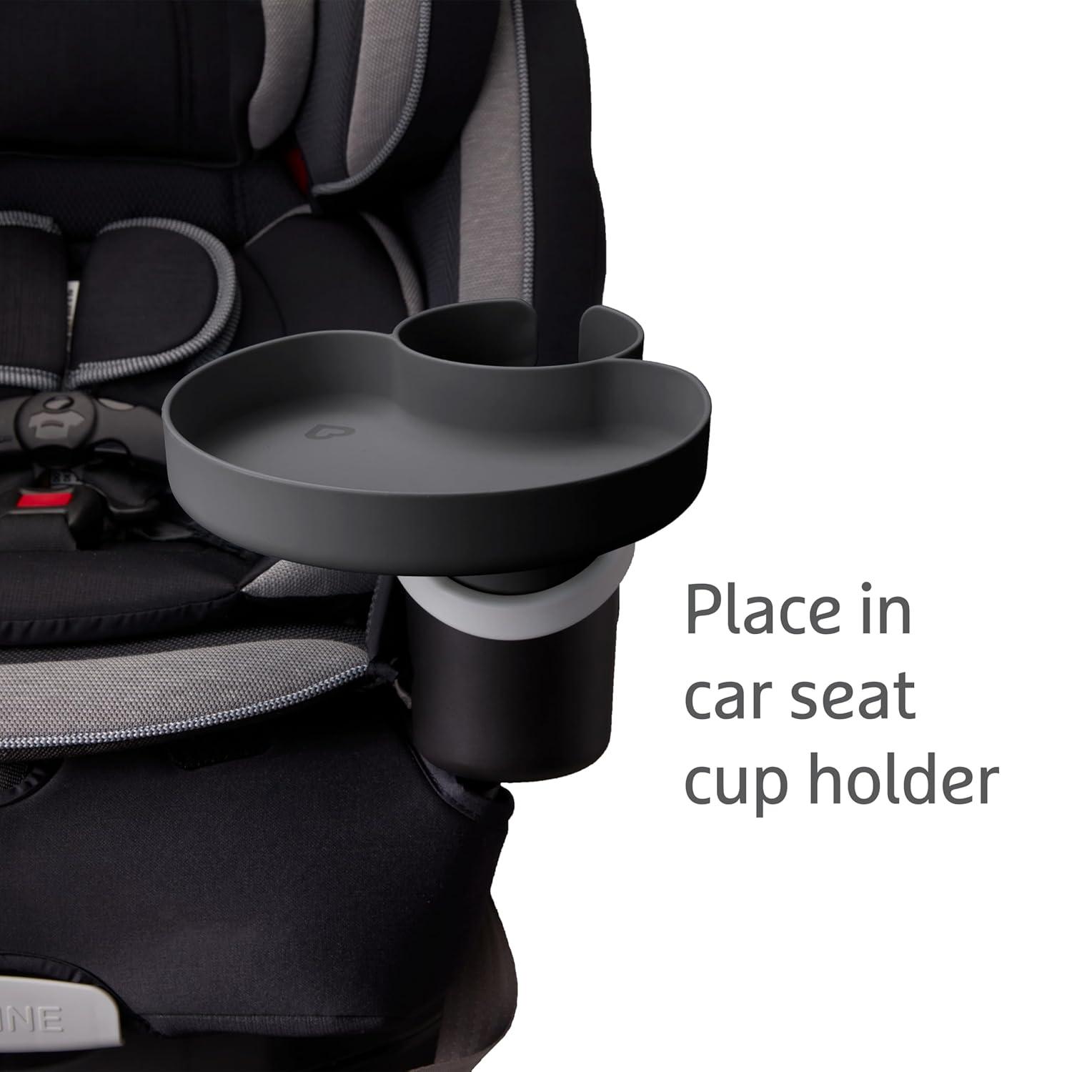 imageMunchkin Carseat Tray  Toddler Travel ampamp Road Trip Accessory for MessFree Snacking in The Car GreyGrey
