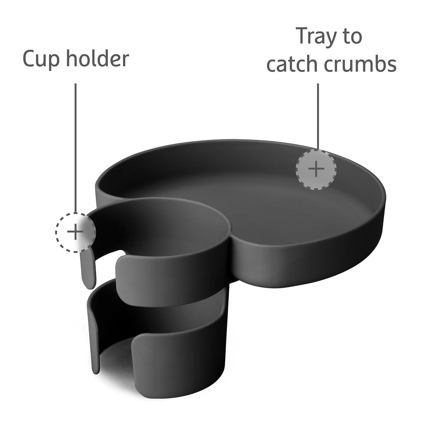 imageMunchkin Carseat Tray  Toddler Travel ampamp Road Trip Accessory for MessFree Snacking in The Car GreyGrey