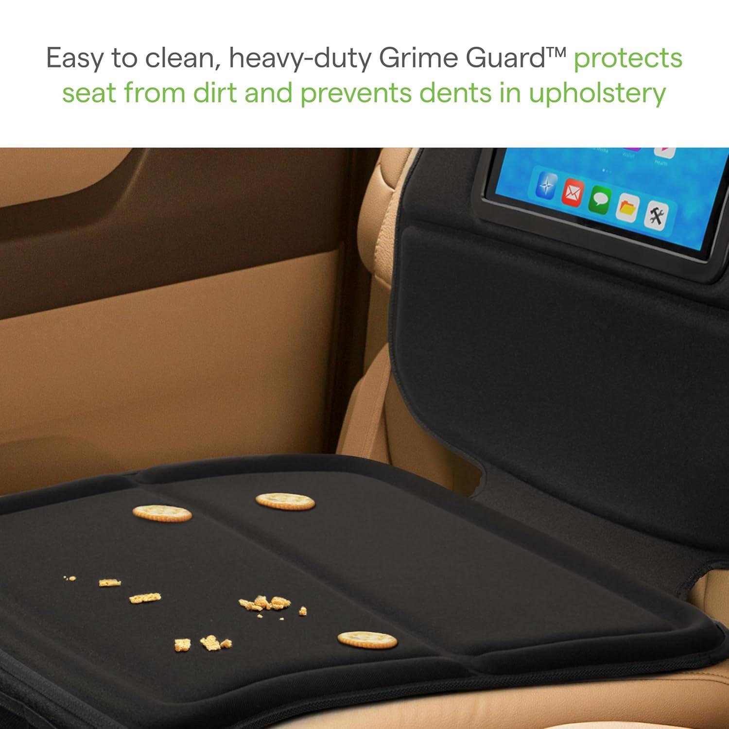 imageMunchkin Child Car Seat Protector Elite Seat Guardian with Grime Guard Fabric Dark GreySeat Protector with Tablet Holder