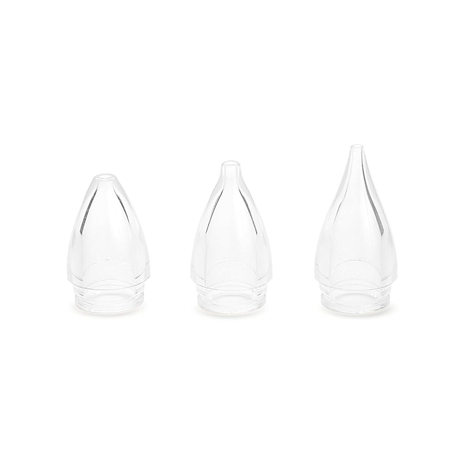 imageMunchkin ClearNose Baby Nasal Aspirator  No Filters Needed Gentle Nose Sucker for Baby Snot ClearWhite5 Piece Set Pack of 1