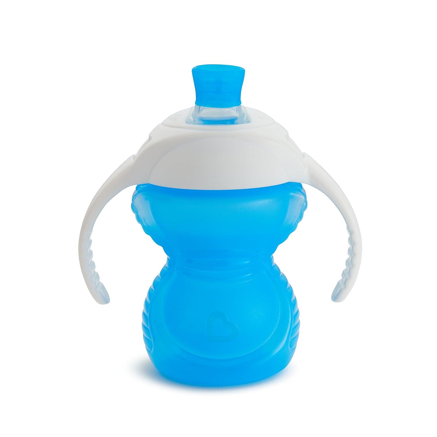 imageMunchkin Click Lock Bite Proof Trainer Cup 7 Ounce 2 Pack BluePurpleBlueGreen