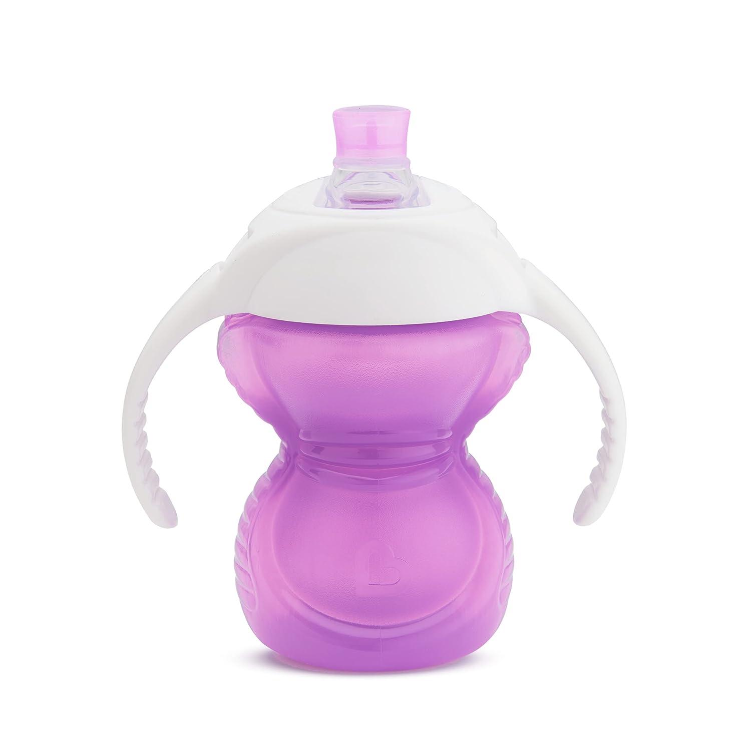 imageMunchkin Click Lock Bite Proof Trainer Cup 7 Ounce 2 Pack BluePurplePinkPurple