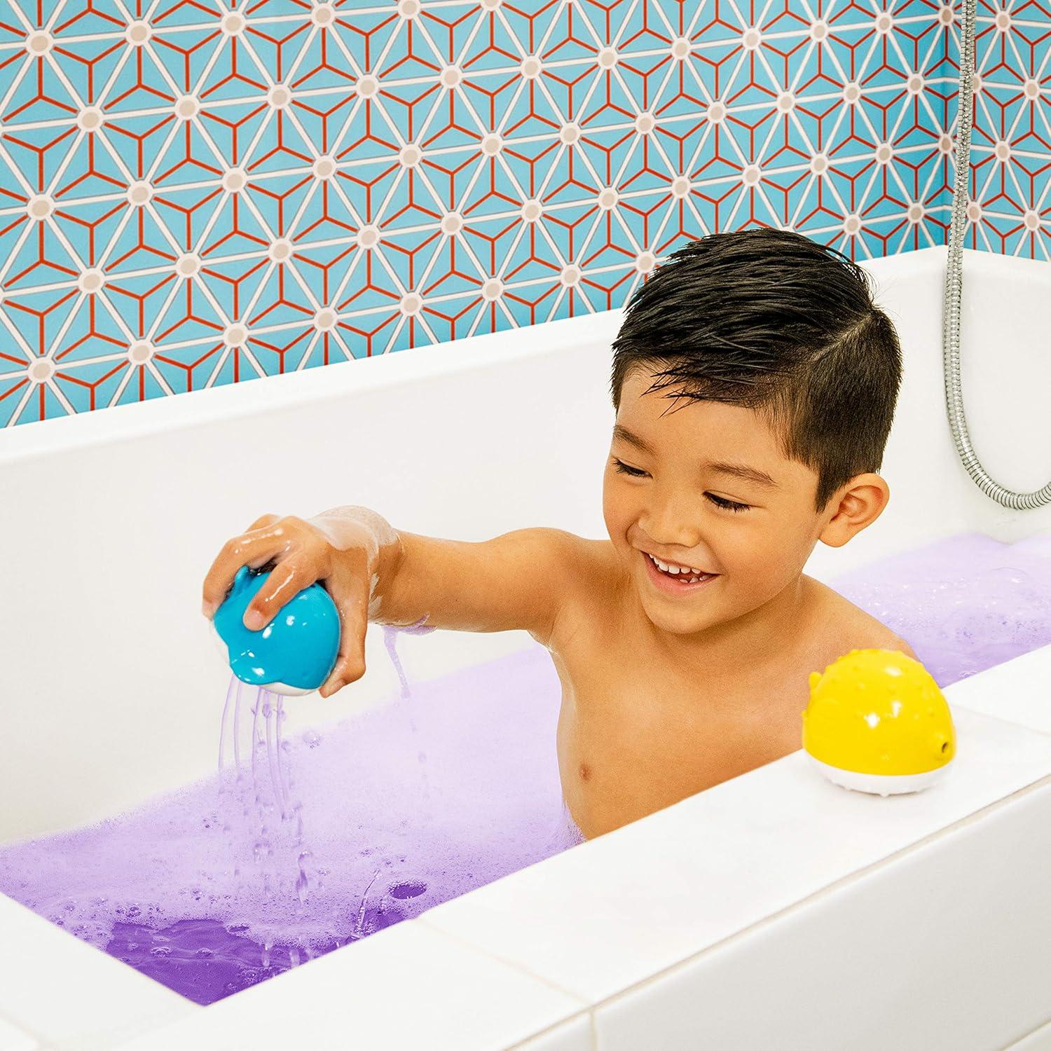 imageMunchkin Color Buddies Moisturizing Bath Water Color Tablets 40 Pack YellowPinkBluePurple1 Count Pack of 1