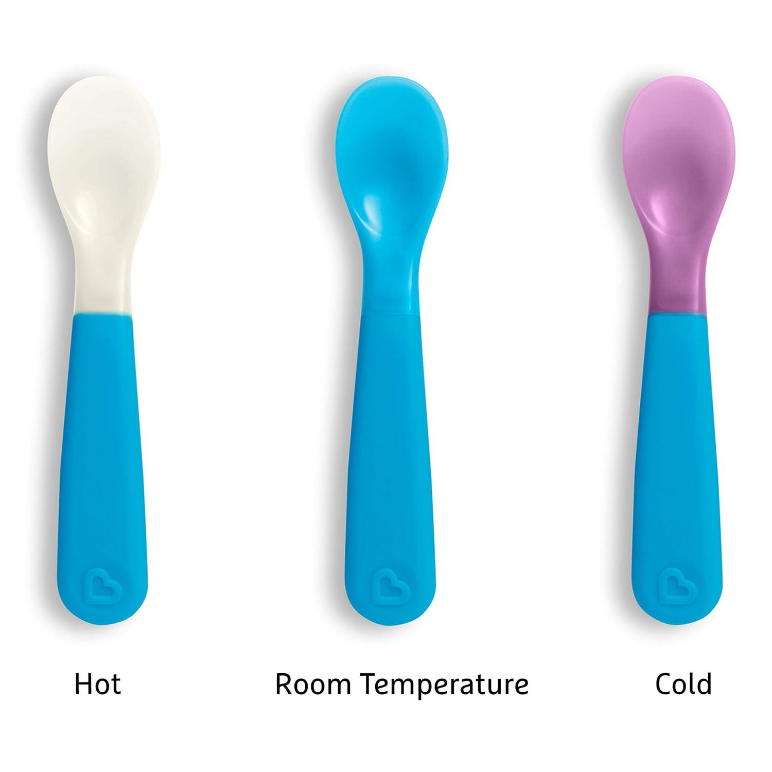 imageMunchkin ColorReveal Color Changing Toddler Forks and Spoons 6 Pack6pk Utensils