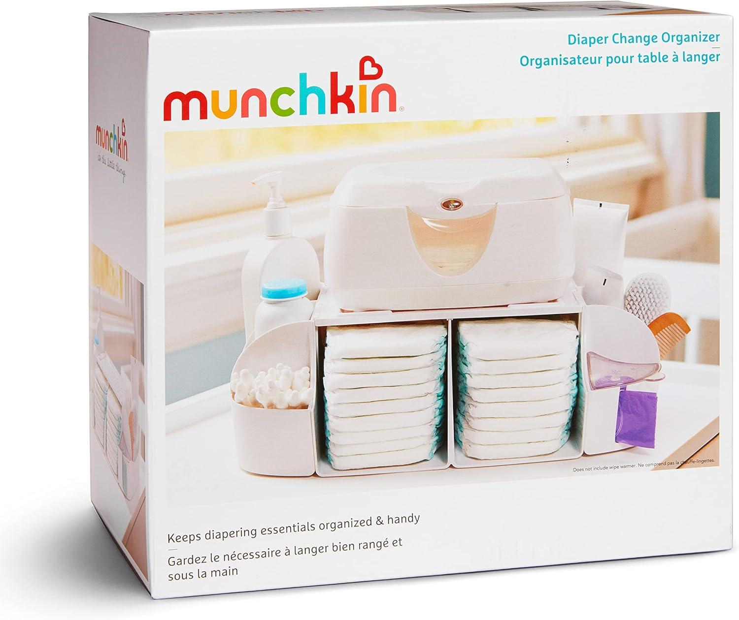 imageMunchkin Diaper Change Organizer Greenwhite14 Piece Set
