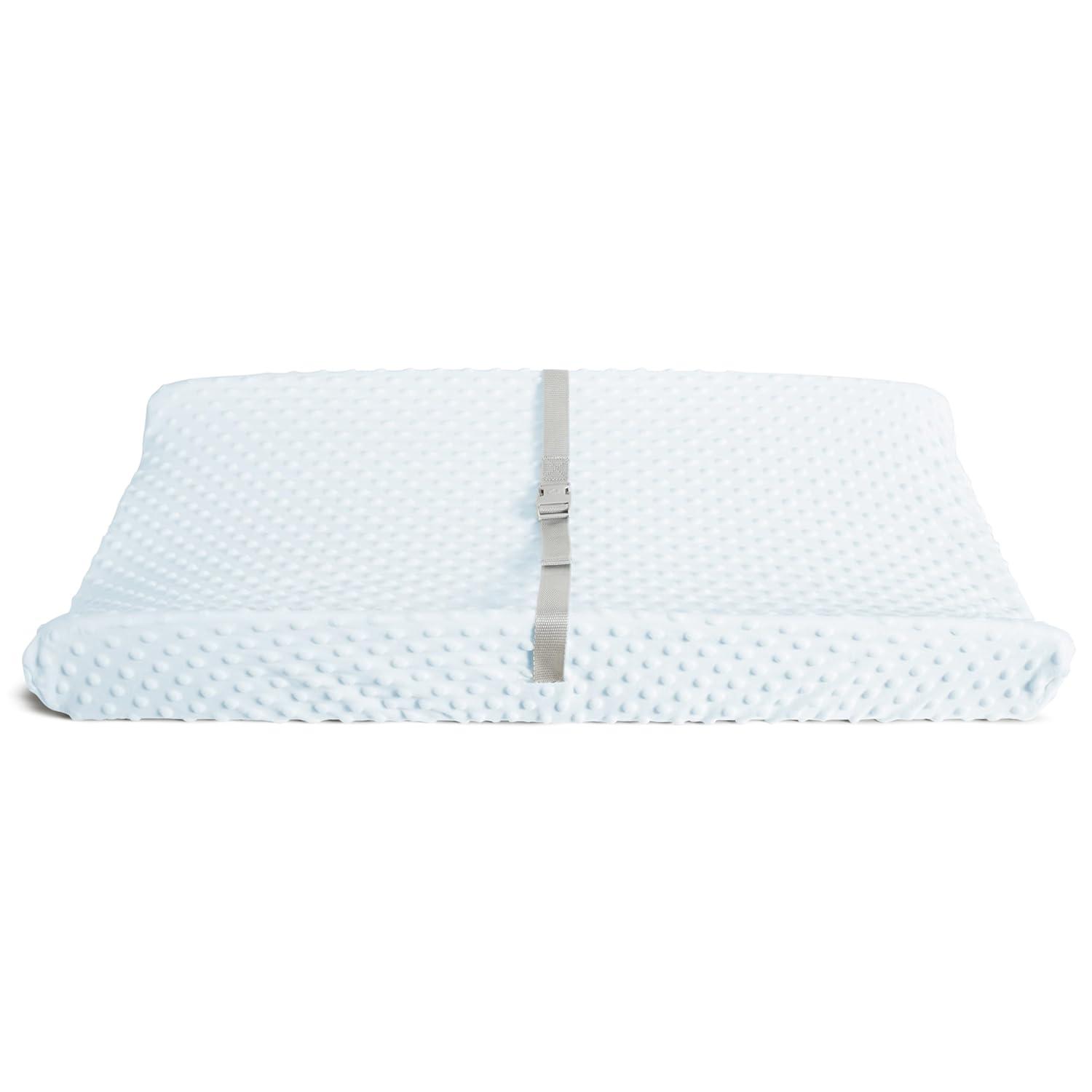 imageMunchkin Diaper Changing Pad Covers 2 Pack BlueWhite  Fits Standard Contoured Changing PadsBlueWhite