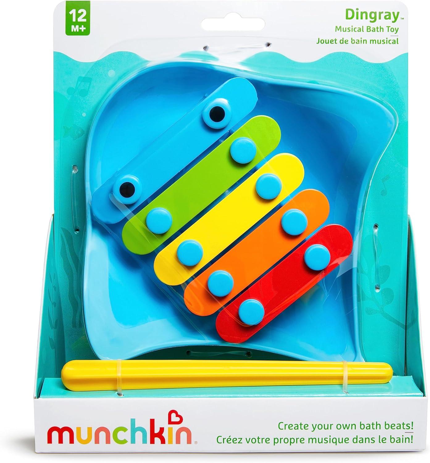 imageMunchkin Dingray Xylophone Musical Baby and Toddler Bath Toy2 Piece Set