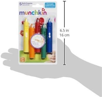 imageMunchkin Draw Bath Crayons Toddler Bathtub Toys NonToxic and Washable For Kids 36 Months and Up 10 Count5 Pack