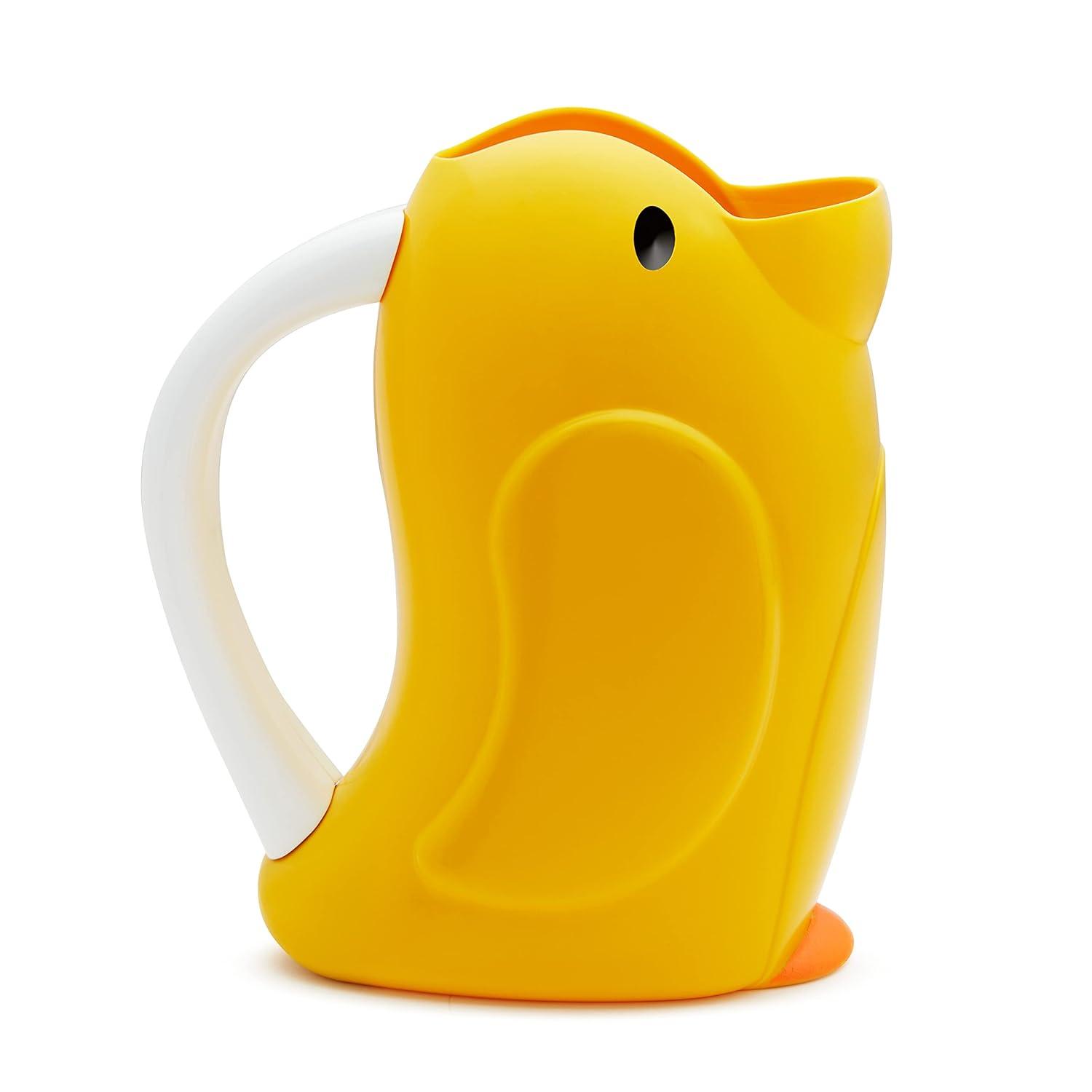 imageMunchkin Duckling Shampoo Bath Rinser Cup Ultra Soft and Flexible Rim Babies Toddlers and Kids Yellow DuckBath Rinser