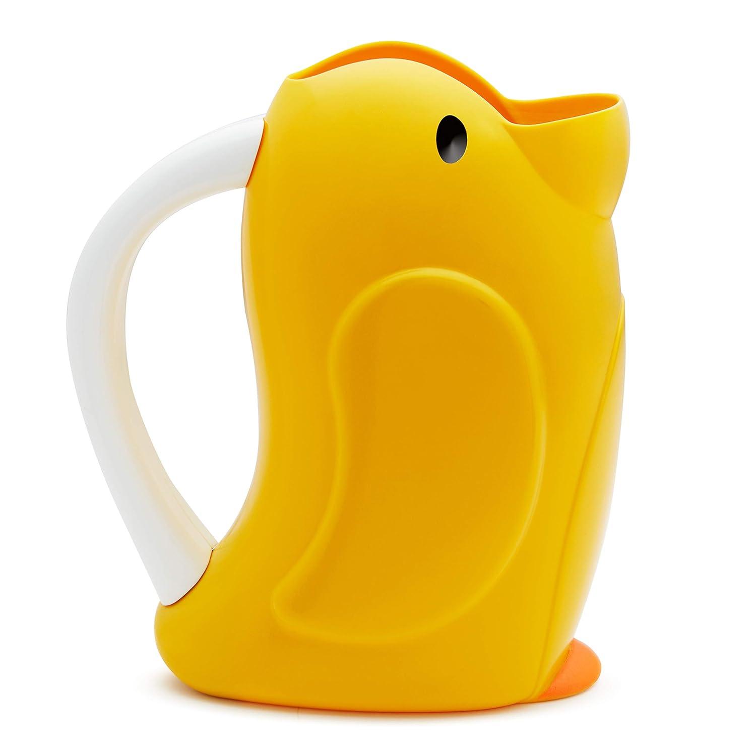 imageMunchkin Duckling Shampoo Bath Rinser Cup Ultra Soft and Flexible Rim Babies Toddlers and Kids Yellow DuckBath Rinser
