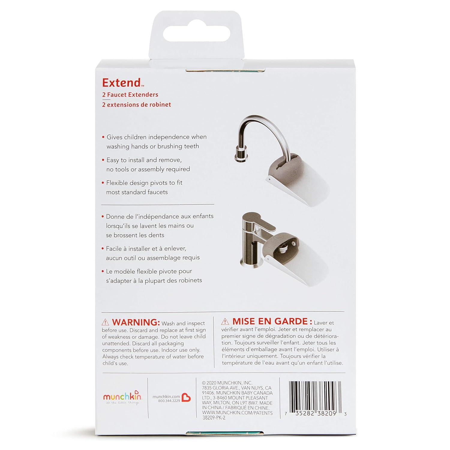 imageMunchkin Extend Faucet Extender 2 Count Pack of 12 Count Pack of 6
