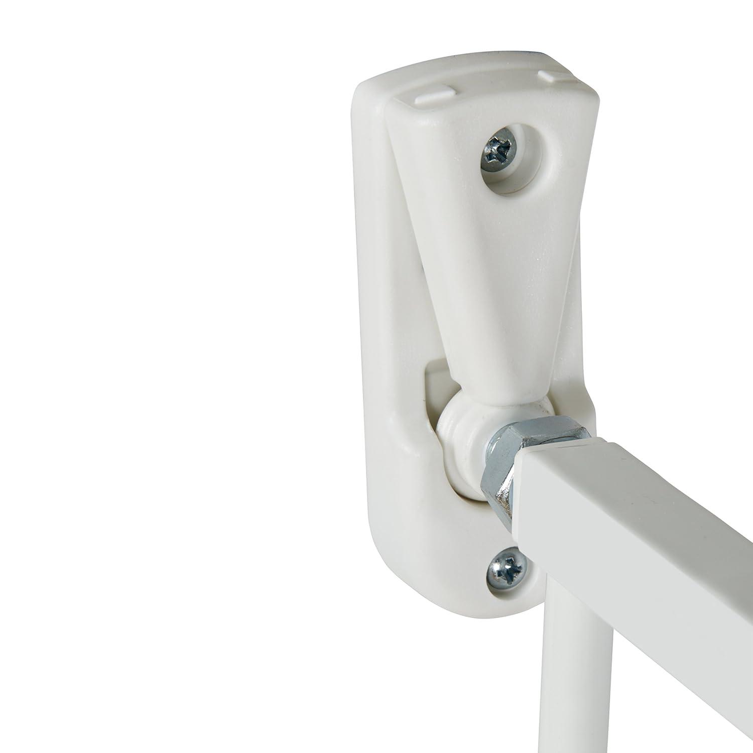 imageMunchkin Extending XL Tall and Wide Baby Gate Hardware Mounted Safety Gate for Stairs Hallways and Doors Extends 33quot  56quot Wide Metal White