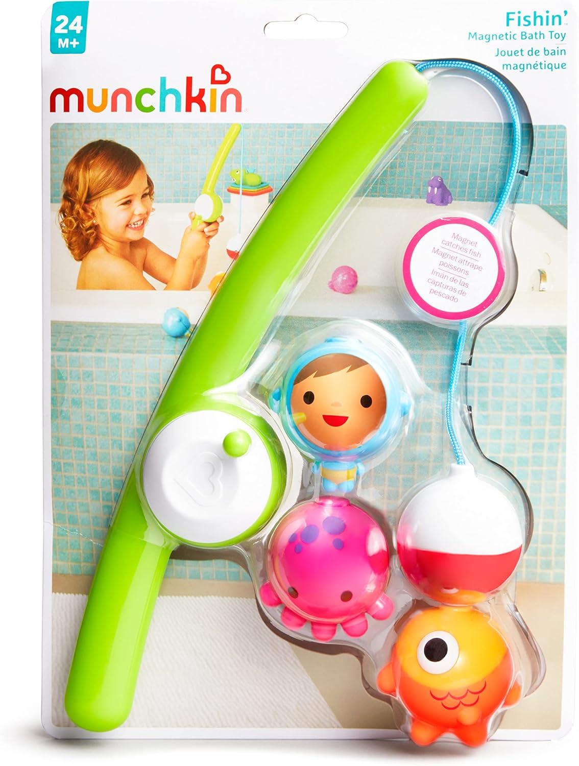 imageMunchkin Fishin Magnetic Baby and Toddler Bath Toy 4pc SetPack of 1