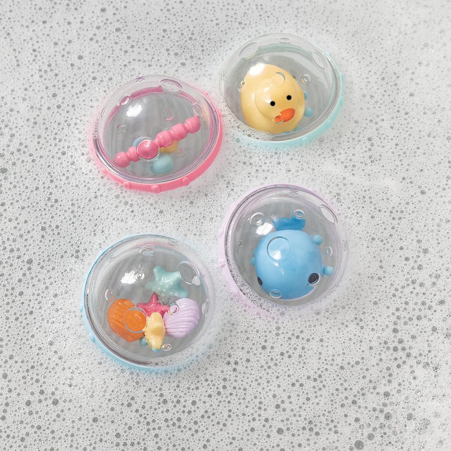 imageMunchkin Float ampamp Play Bubbles Baby and Toddler Bath Toy 4 Count4 Count Pack of 1