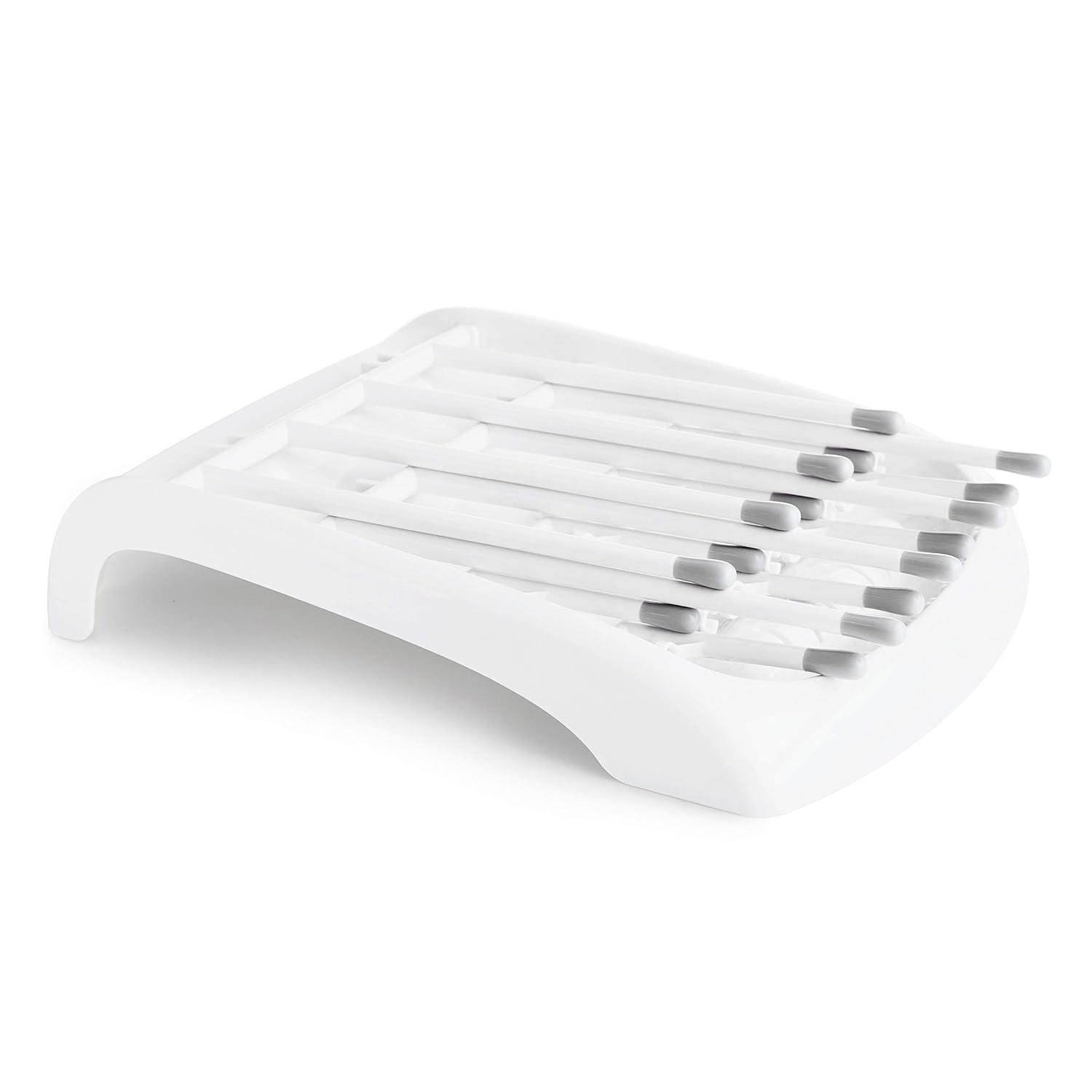 imageMunchkin Fold Baby Bottle Drying Rack  Compact Design Folds Flat for Easy Storage WhiteGrey1 Count Pack of 1