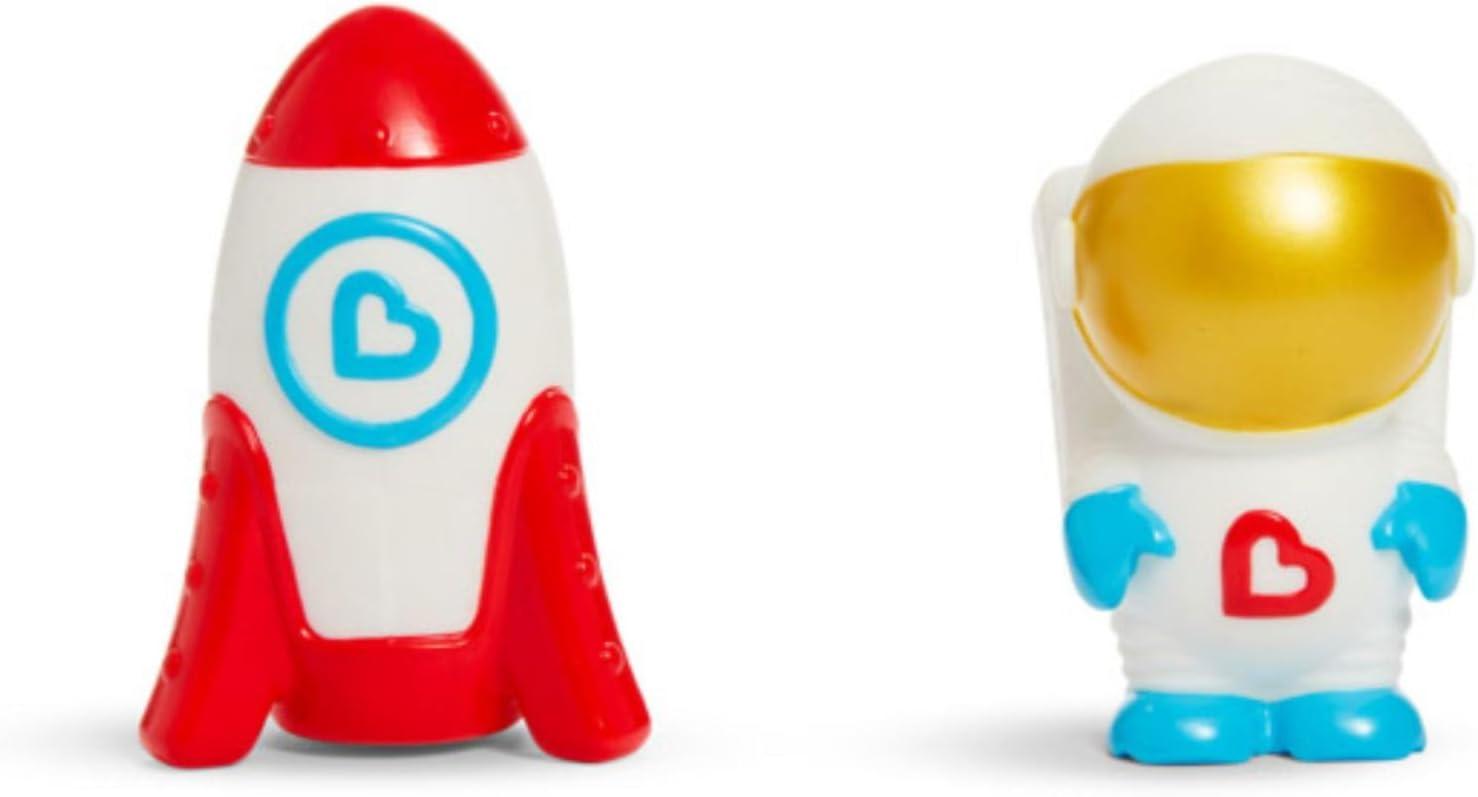 imageMunchkin Galaxy Buddies Water Safe Light Up Baby and Toddler Bath Toy Astronaut ampamp Rocket ShipSmall