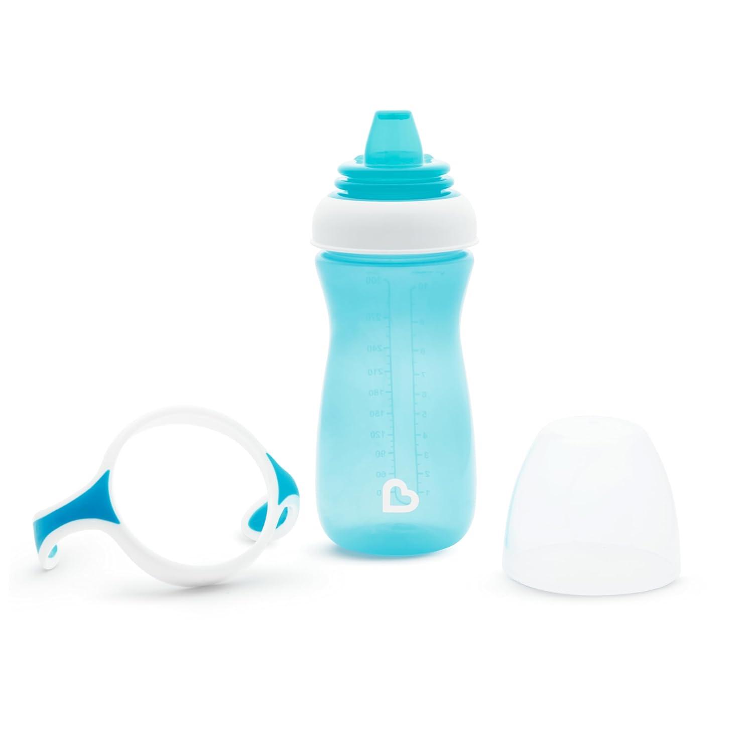 imageMunchkin Gentle Transition Sippy Cup with Trainer Handles 10 Ounce BlueBlue
